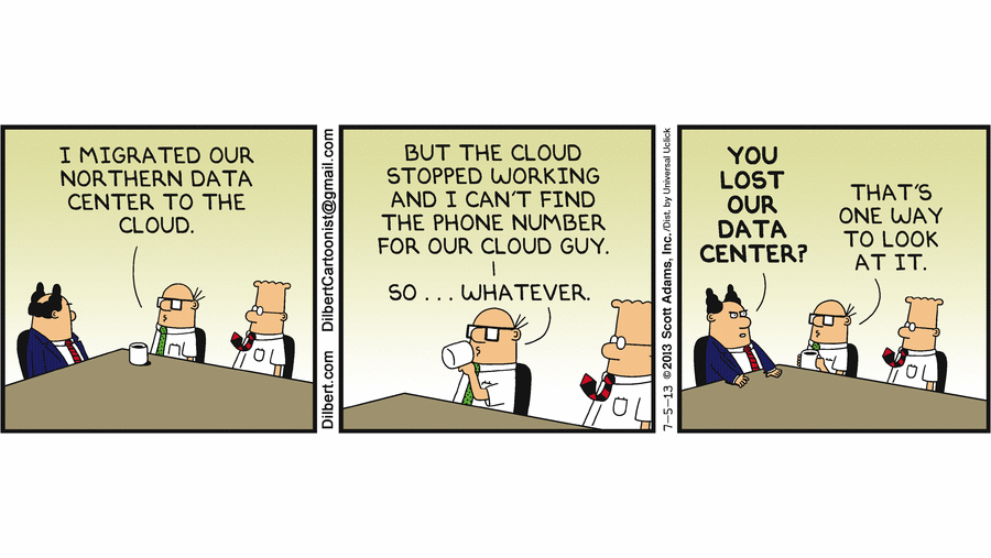 datacenter lost